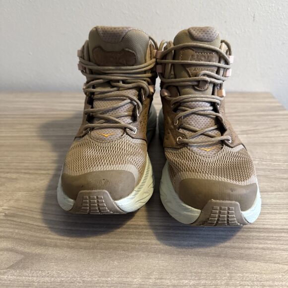 Hoka One One Anacapa 2 Mid GTX Gore-Tex Hiking Shoes Women’s Size 7 B Dune Ice - Picture 3 of 12